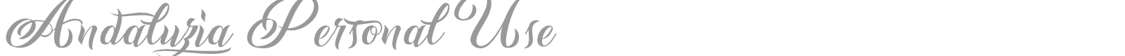 Andaluzia font preview